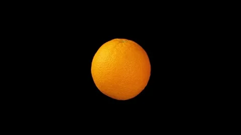 Orange on black Stock Footage 219530994