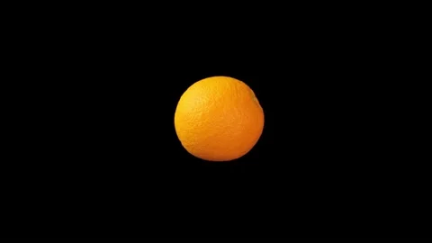Orange on black Video stock 219531006