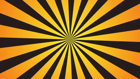 Orange black light rays background on halloween. Stock Footage 139402382