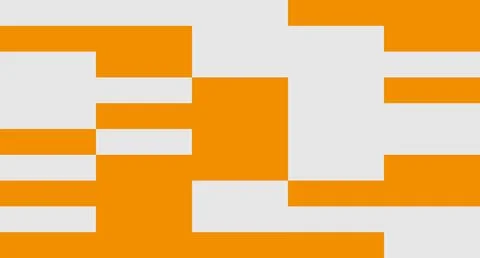 Orange Block Geometric Abstract Pattern Stock Illustration