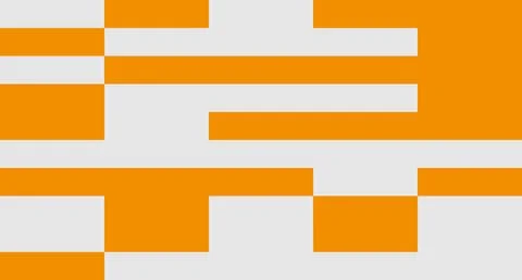 Orange Block Geometric Abstract Pattern Stock Illustration