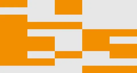 Orange Block Geometric Abstract Pattern Stock Illustration