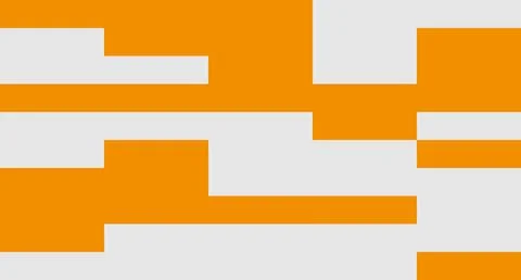 Orange Block Geometric Abstract Pattern Stock Illustration