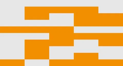Orange Block Geometric Abstract Pattern Stock Illustration