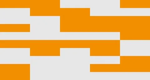Orange Block Geometric Abstract Pattern Stock Illustration