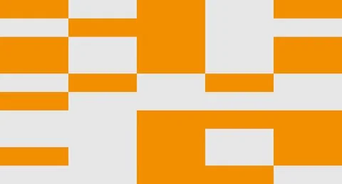 Orange Block Geometric Abstract Pattern Stock Illustration