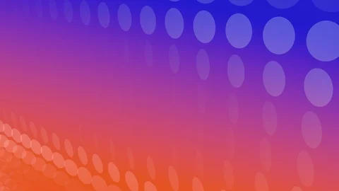 Orange-Blue Background with rotating Discs Stock Footage 94356981