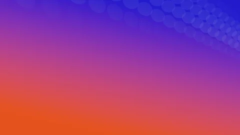 Orange-Blue Background with rotating Discs Stock Footage 94375365
