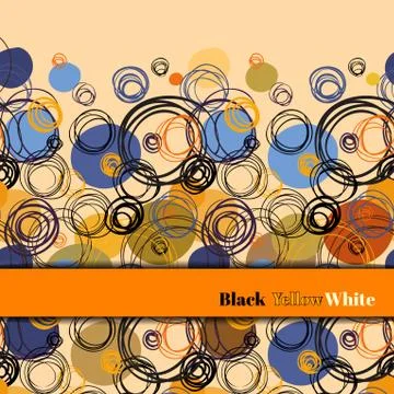 Orange blue geometric background. Stock Illustration