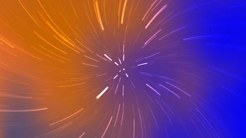 ORANGE BLUE GRADIENT 5 Stock Footage 301865013