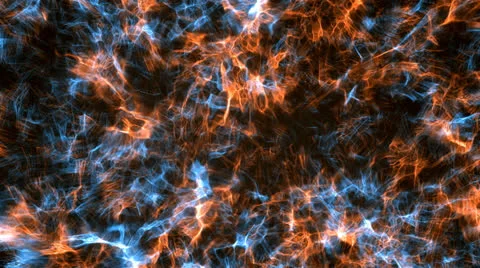 Orange &amp; Blue Streams 스톡 동영상 26392907