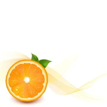 Orange with blur Stock Illustration