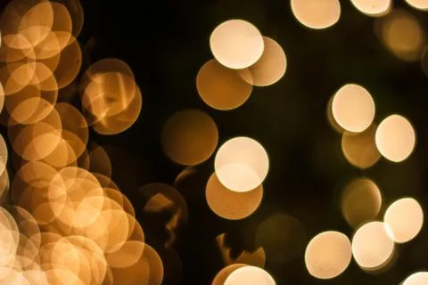 Orange  bokeh 2 Stock Photos