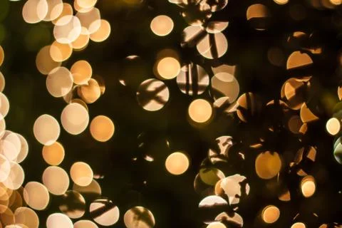 Orange  bokeh 4 Stock Photos