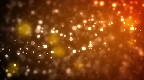 Orange Bokeh Background Stock Footage 47921124