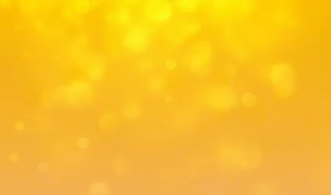 Orange bokeh background, horizontal backdrop with copy space for text or image Stock Illustration