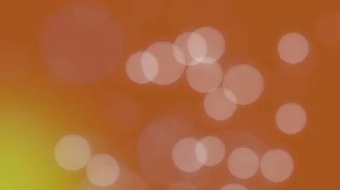 Orange Bokeh Stock Footage 8973442