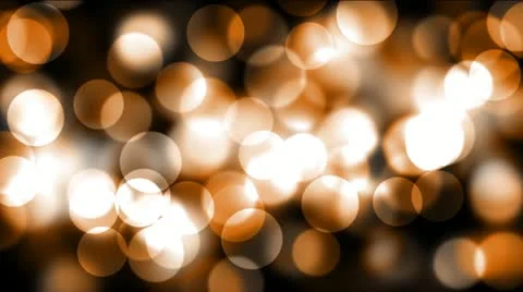 Orange Bokeh Video stock 12711063