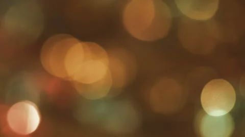 Orange Bokeh Stock Footage 42258304