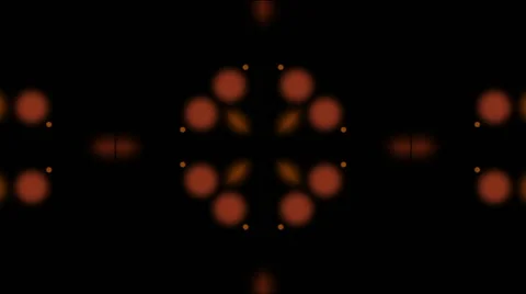 Orange Bokeh Lights Stock Footage 49693577