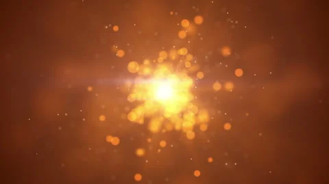 Orange bokeh lights seamless loop background Stock Footage 41427301