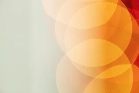 Orange bokeh patterned wallpaper background Stock Illustration