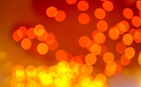 Orange bokeh Stock Photos
