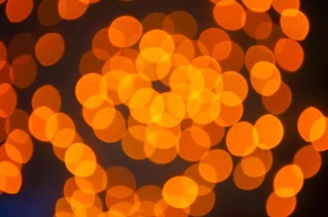 Orange bokeh Stock Photos