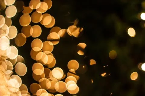 Orange  bokeh Stock Photos