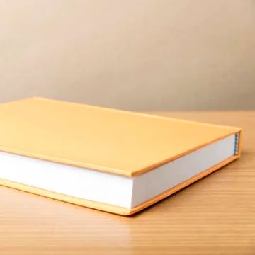 Orange book Stock Photos