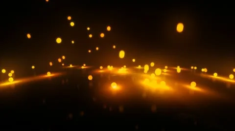 Orange Bouncing light balls Stock Footage 10722177