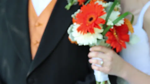 Orange bouquet   Video stock 26179190