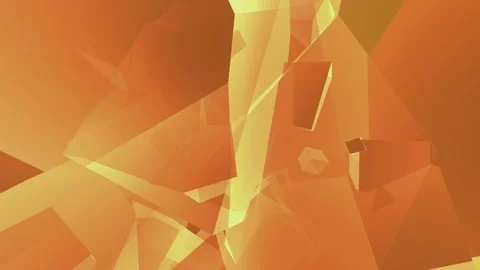 Orange Box Cubism Background 4k Stock Footage 89876547