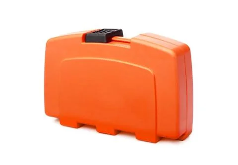 A orange box tool Stock Photos
