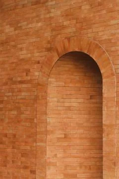Orange brick doorway for pattern Stock Photos