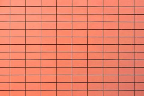 Orange brick wall background Stock Photos
