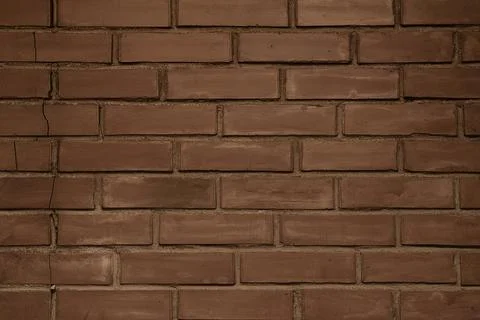 Orange Brick wall background texture Stock Photos
