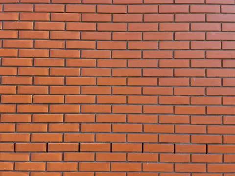 Orange brick wall background texture. pattern, texture, background Stock Photos