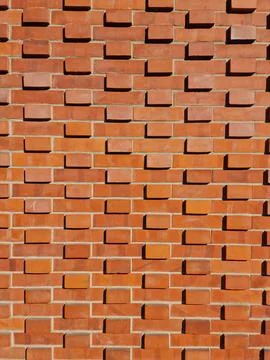 Orange brick wall background texture. pattern, texture, background Stock Photos