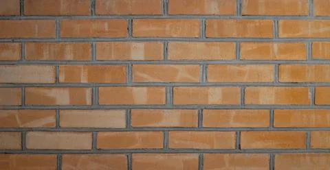 Orange brick wall texture, brick surface for background. vintage wallpaper Stock-Fotos