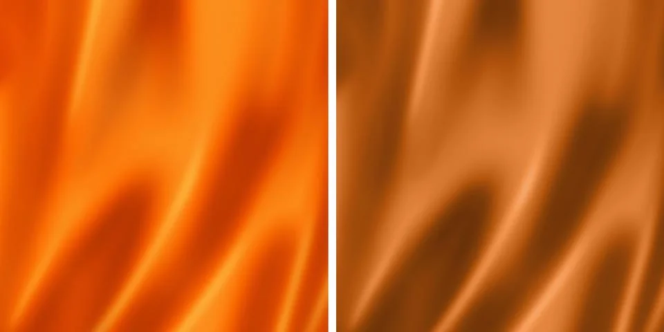 Orange bright background with reflection Stock Illustration