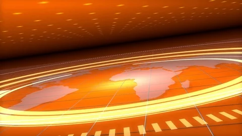 Orange Broadcast Background Stock Footage 73849393