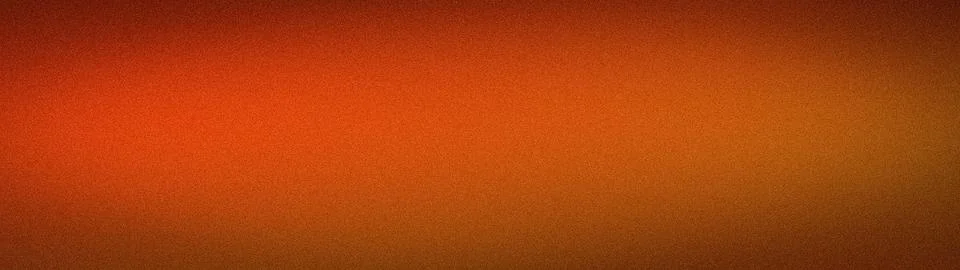 Orange brown gradient abstract grainy wide background wallpaper texture blu.. Stock Illustration