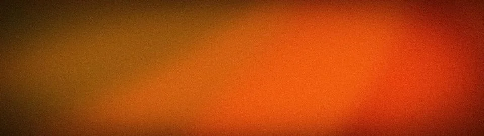 Orange brown gradient abstract wide background with grainy texture and subt.. Stock Illustration