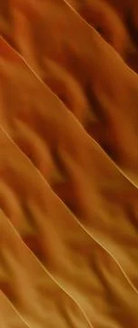 Orange Brown Gradient Satin Texture vertical background with Diagonal Stripes Stock Photos