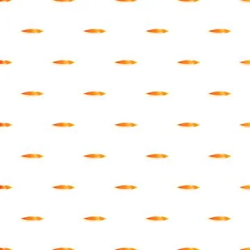 Orange brush stroke seamless pattern on white background Illustrazione stock