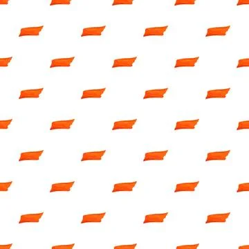 Orange brushstroke repeating pattern creating abstract background Illustrazione stock