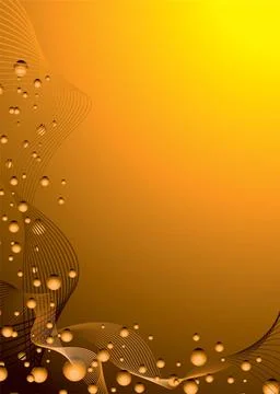 Orange bubble rap Orange and black abstract background with copy space Cop... Stock Photos