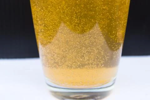 Orange bubbles Stock Photos