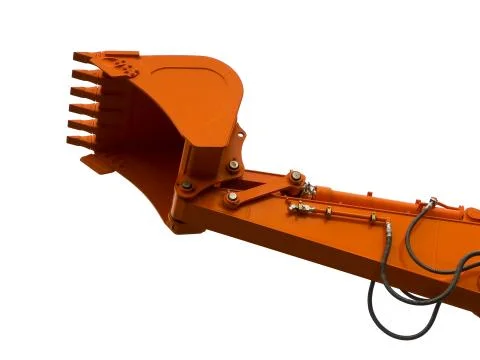 Orange bucket Stock Photos